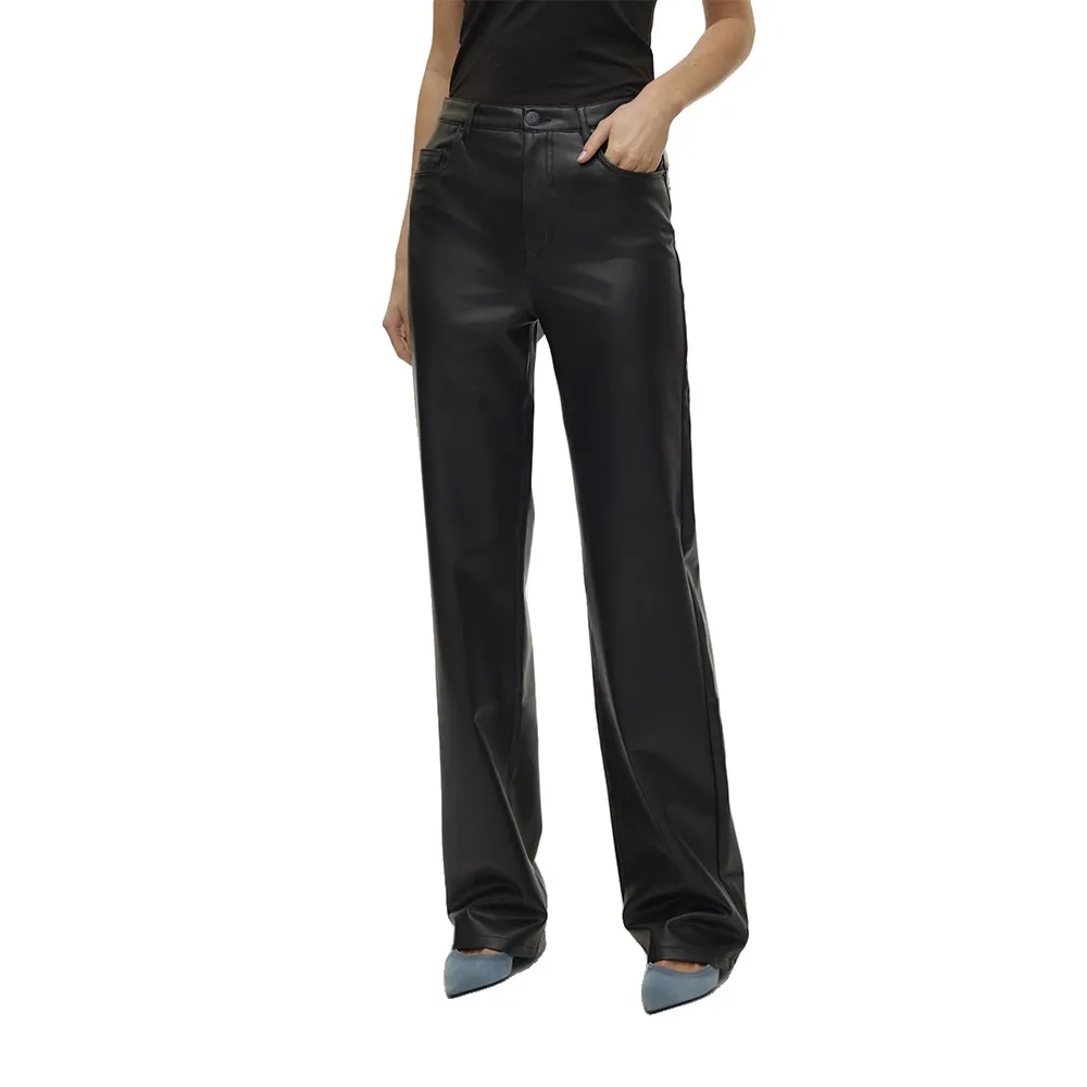 

Брюки Vero Moda Tessa Wide Pl high waist, черный