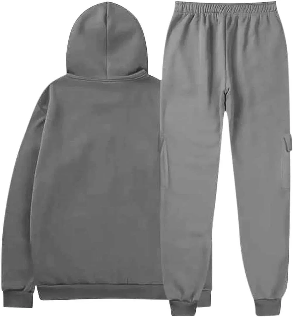 Спортивный костюм из рипстоп-ткани, Generic, 2 предмета, серый — фото 4