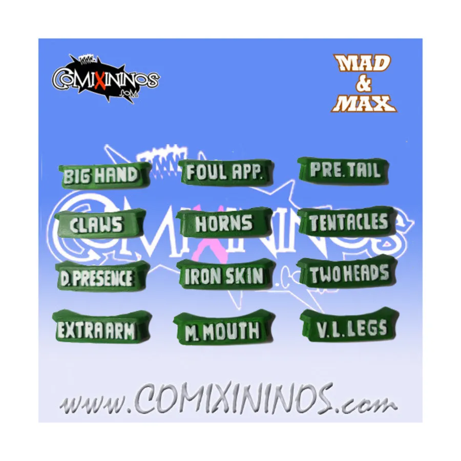 

Набор маркеров навыков Ultimate Mutation, Fantasy Football Miniatures - Accessories (28mm)