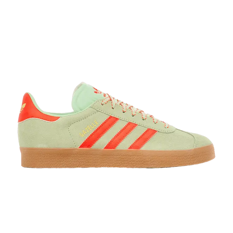 Кроссовки Adidas Wmns Gazelle, Green Orange Gum
