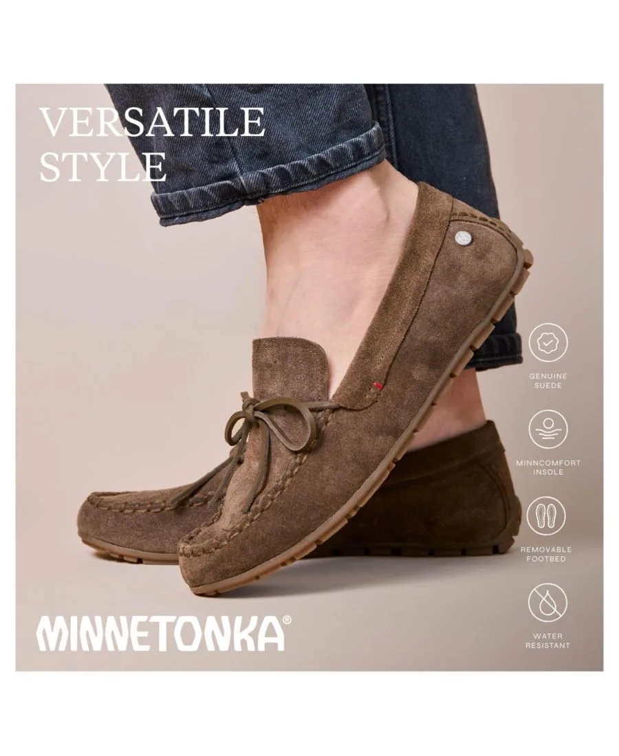 Minnetonka Мужские замшевые лоферы-мокасины — фото 2
