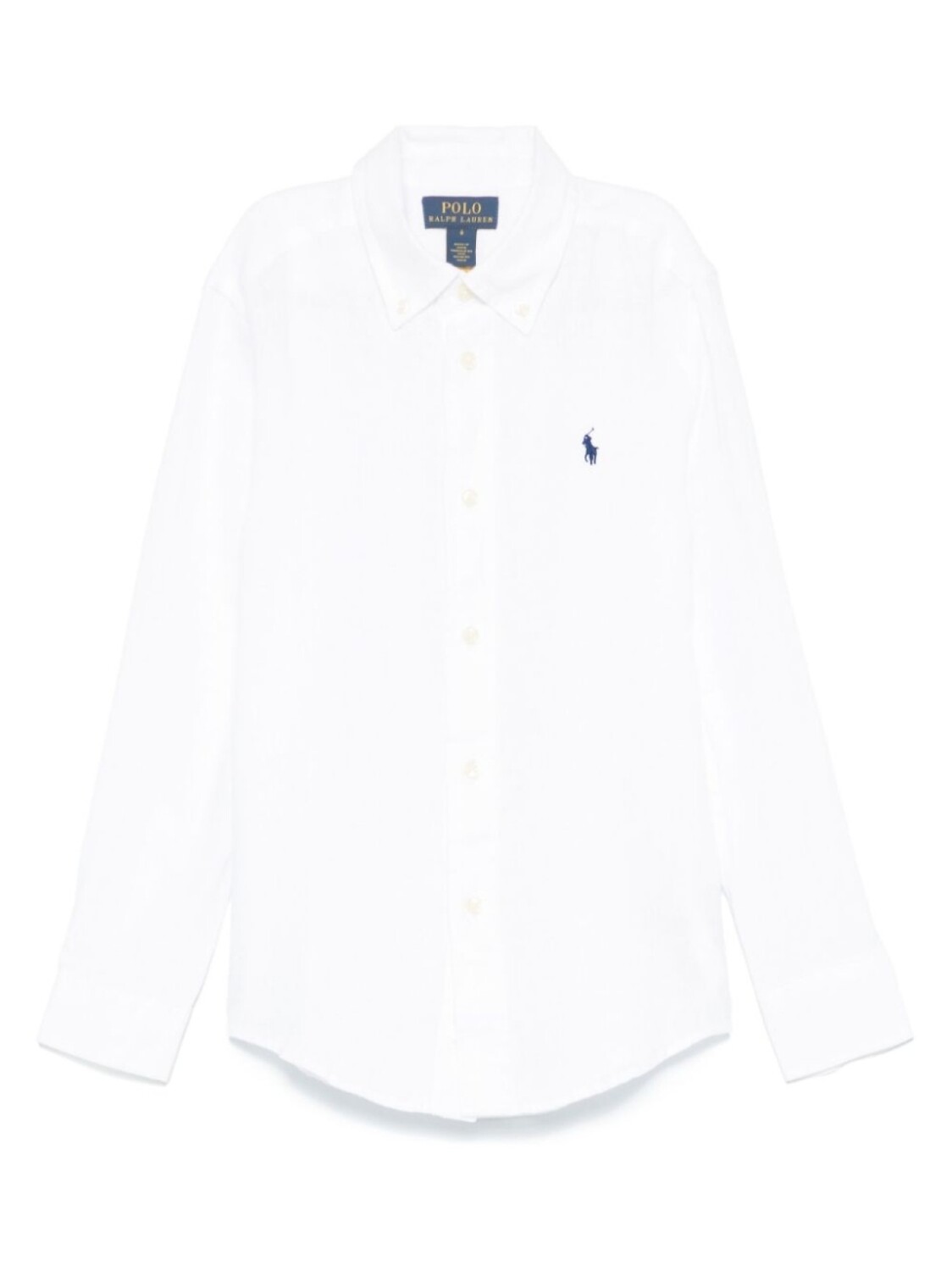 

Рубашка льняная POLO RALPH LAUREN KIDS, белый