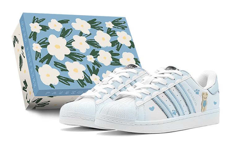 

Adidas originals Superstar Series Обувь для скейтбординга унисекс, Sky Blue