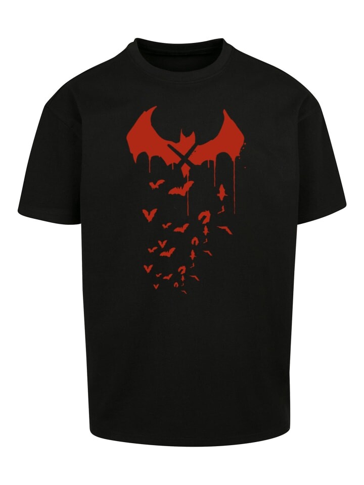 

Футболка F4NT4STIC DC Comics Batman Arkham Bats X Drip, черный