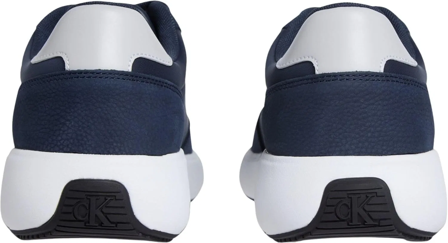 Мужские кроссовки Calvin Klein Athleisure Runner на шнуровке Ny-su Ym0ym01370 Low Top, Blue Calvin Navy B White Oyster Mushroom — фото 2