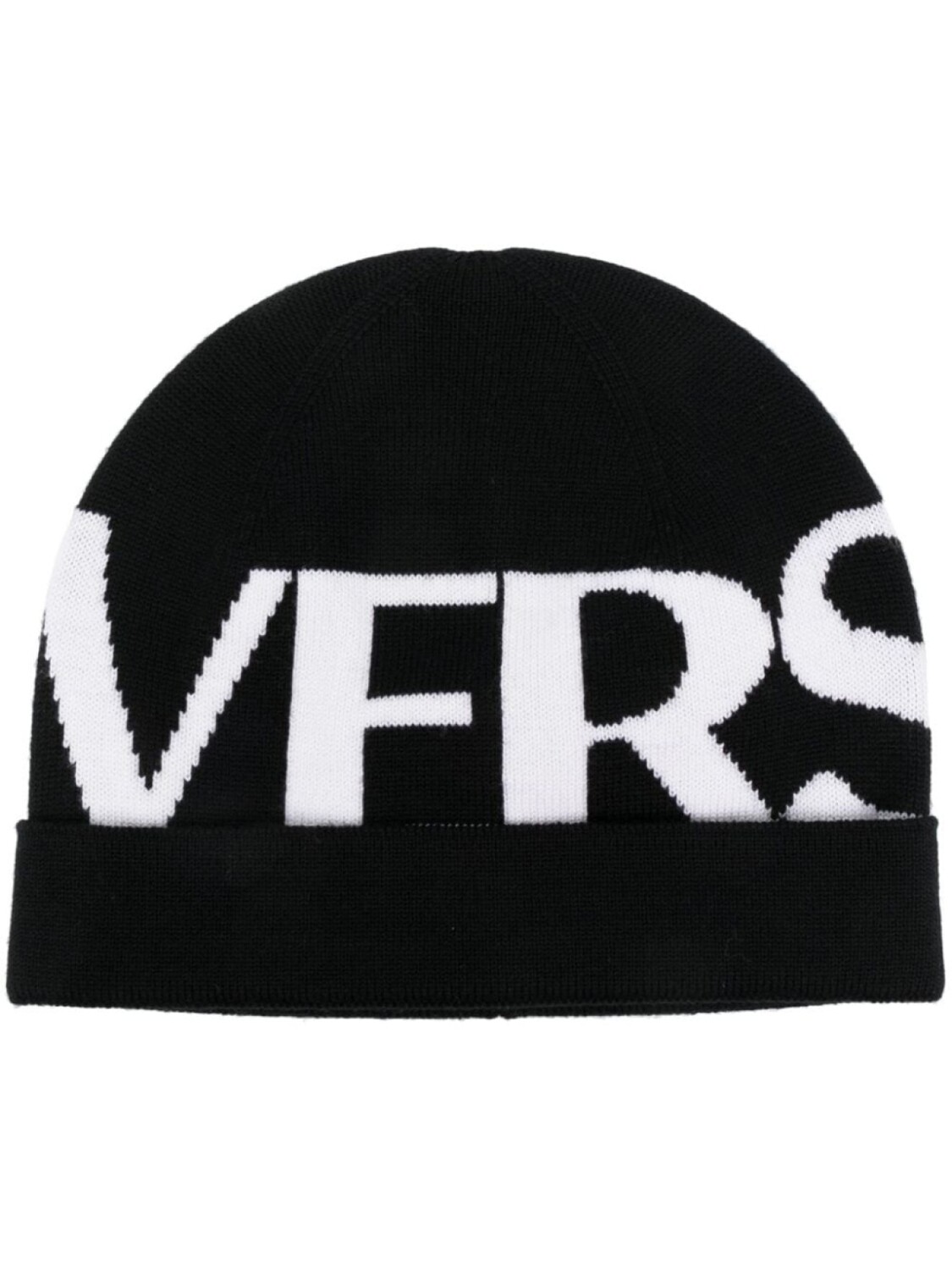 

Versace шерстяная шапка бини с логотипом, черный