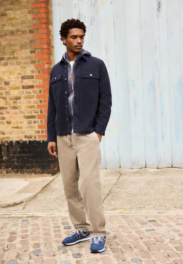 Куртка повседневная летняя Next, модель Regular fit plain summer jacket, цвет темно-синий