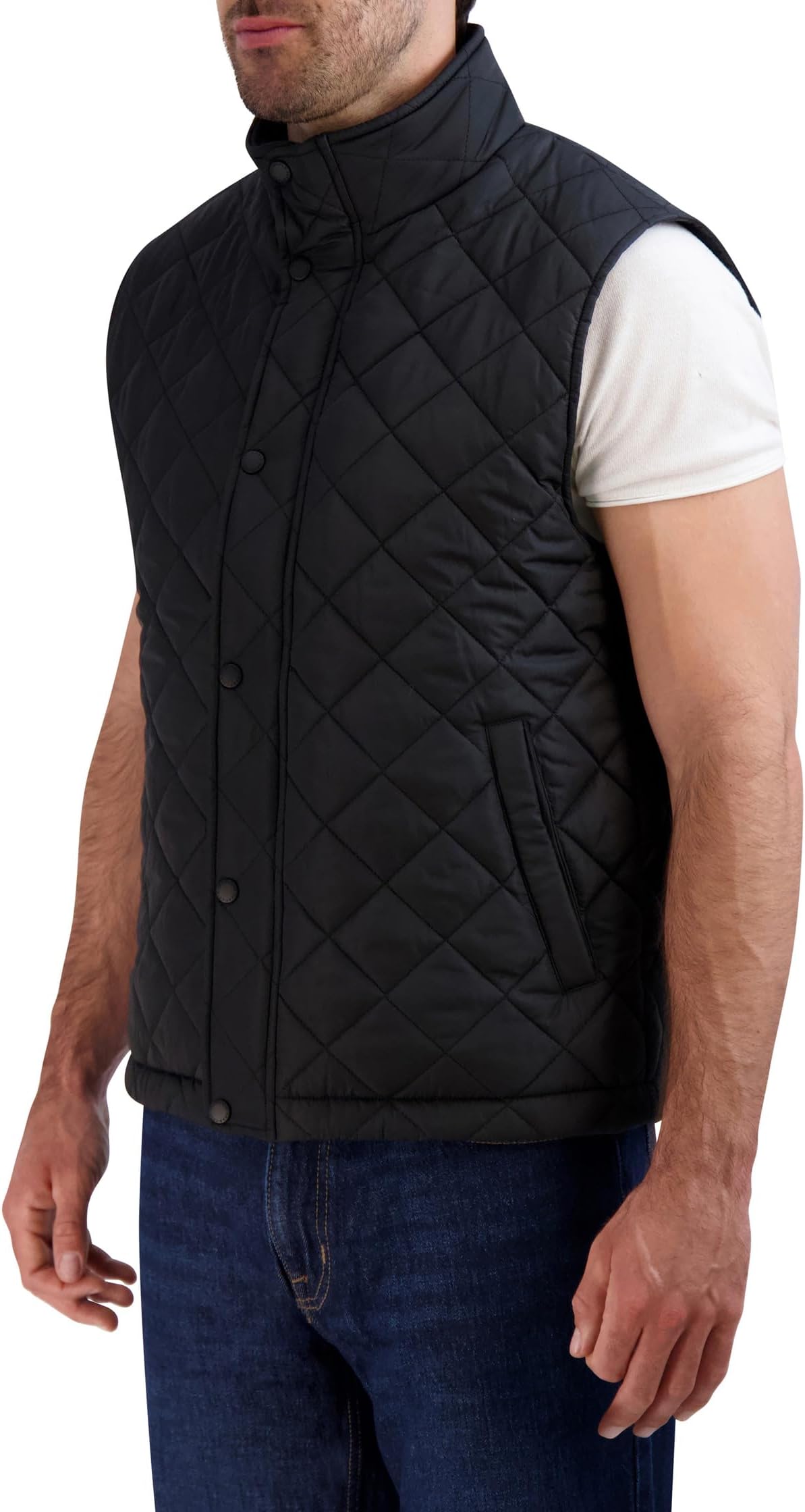 

Жилет Cole Haan Diamond Quilted Vest, черный