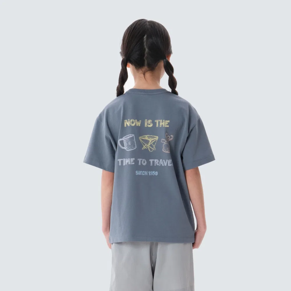 Детская футболка Aerocool Cool Mesh пастельно-голубая от Snowpeak Apparel Kids