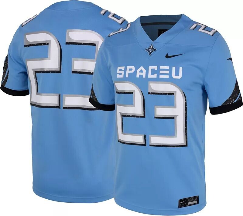 

Мужская синяя футбольная майка Nike UCF Knights #1 Replica Space Football
