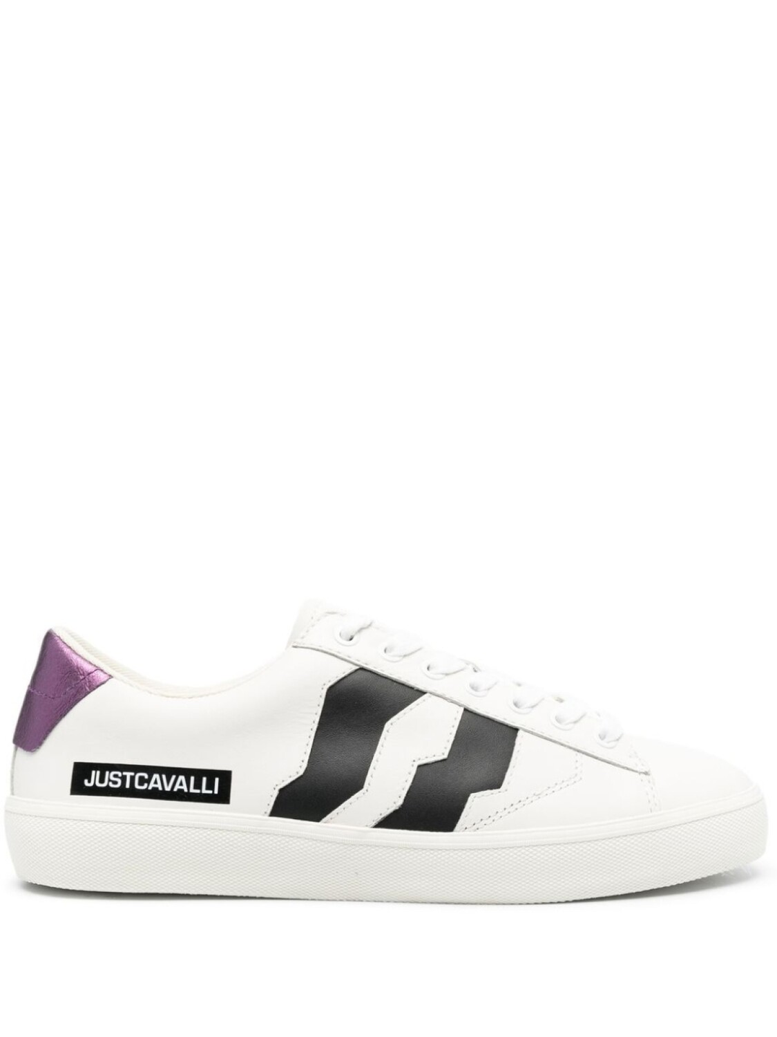 

Кроссовки Just Cavalli With Logo, белый/черный/фиолетовый