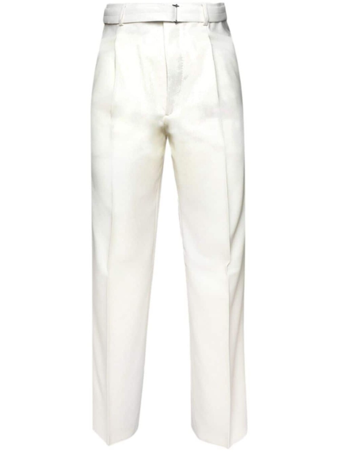 

Lanvin брюки из вирджинской шерсти с поясом, белый