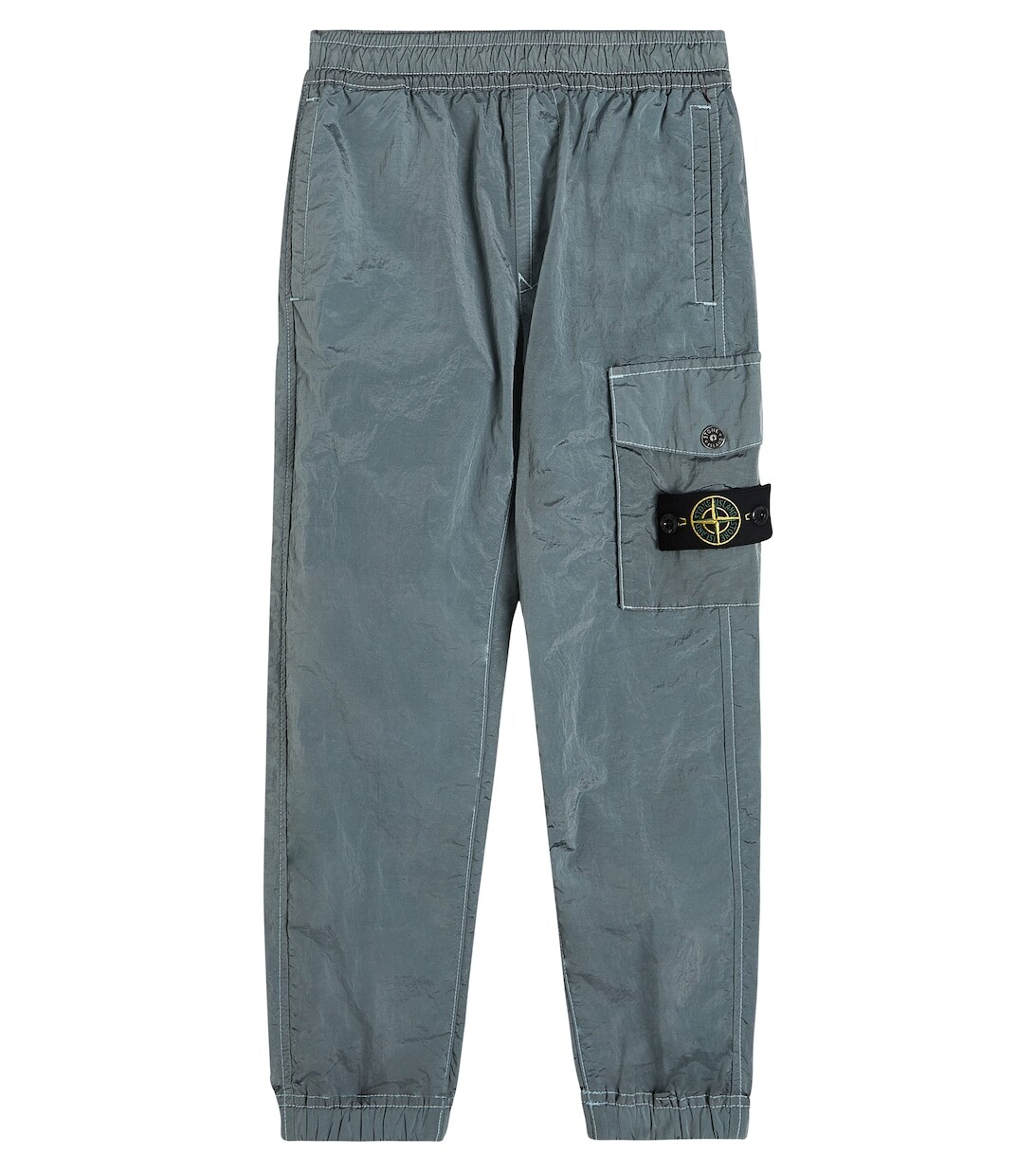 

Брюки карго с логотипом Stone Island Junior, синий