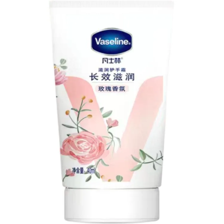 Увлажняющий крем для рук с ароматом розы Vaseline, Rose Fragrance Moisturizing Hand Cream 40ml