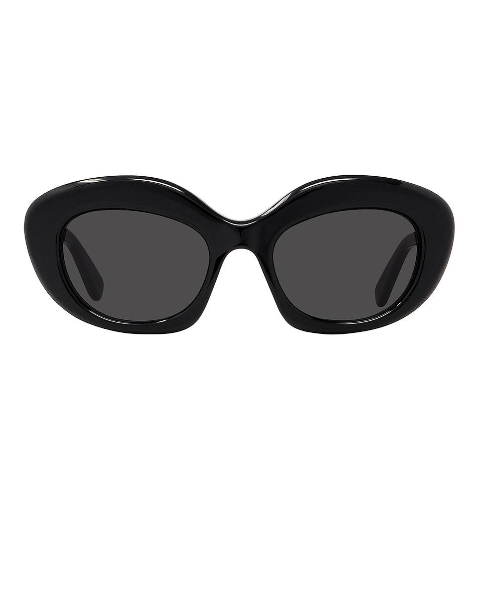 

Curvy Солнцезащитные очки Loewe, Shiny Black & Smoke