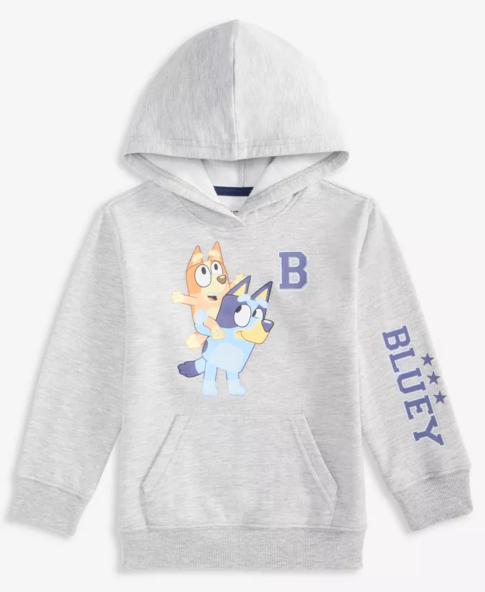 

Мальчиковый худи с длинным рукавом Bluey для малышей 2T-4T Epic Threads, серый