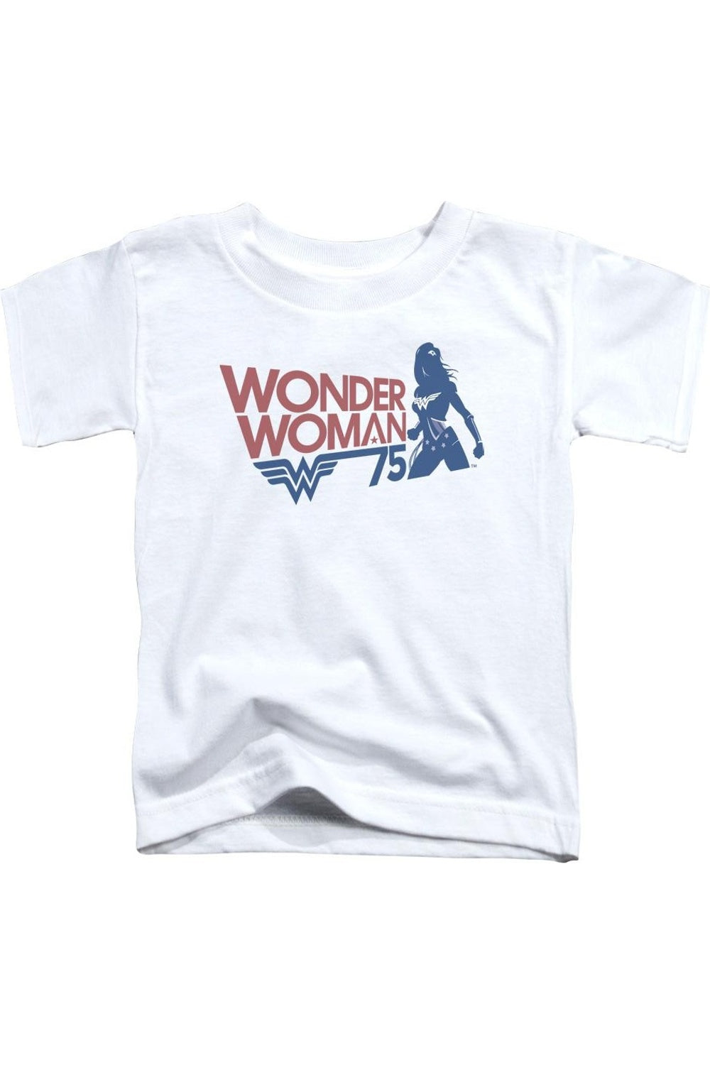 

Футболка с коротким рукавом для малышей Wonder Woman Ww75 Silhouette Gildan, белый