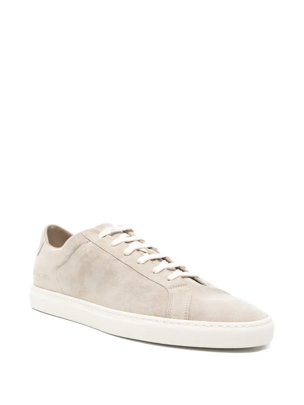 Низкие замшевые кроссовки Achilles Common Projects, нейтральный — фото 2
