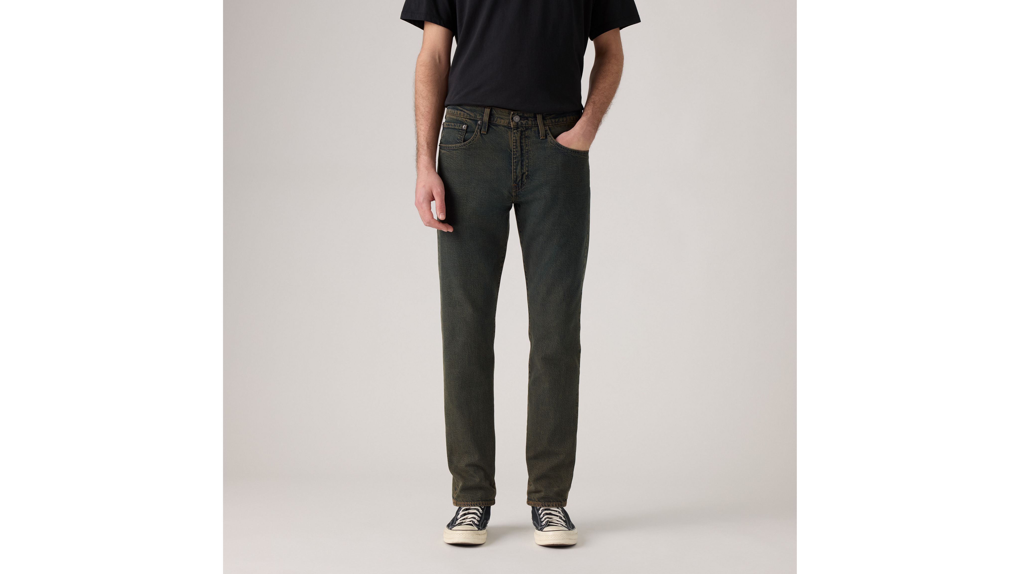 Мужские джинсы 502 Taper Fit Levi's, Straight Up Funky - Green — фото 2