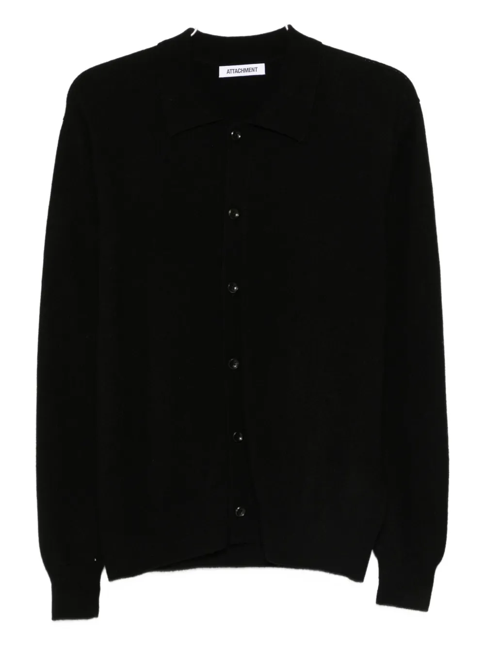 

Кардиган с воротником пола Attachment, черный