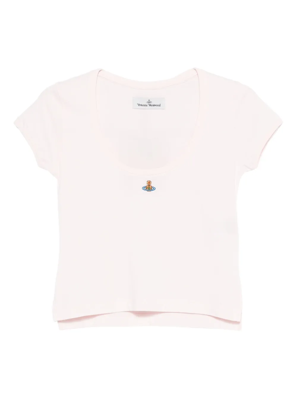 

Топ из органического хлопка с сердечками Vivienne Westwood, розовый
