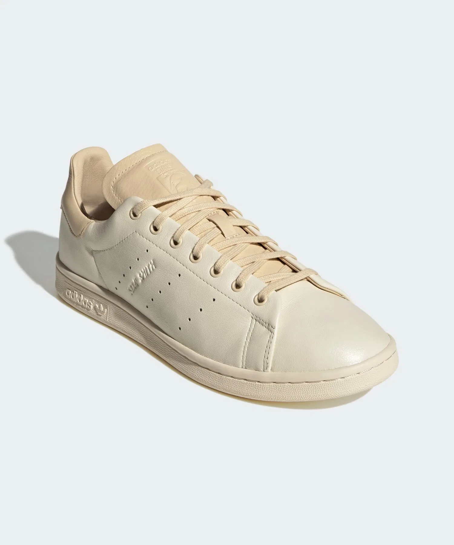 Унисекс кроссовки Stan Smith Lux adidas чёрные с белым — фото 4
