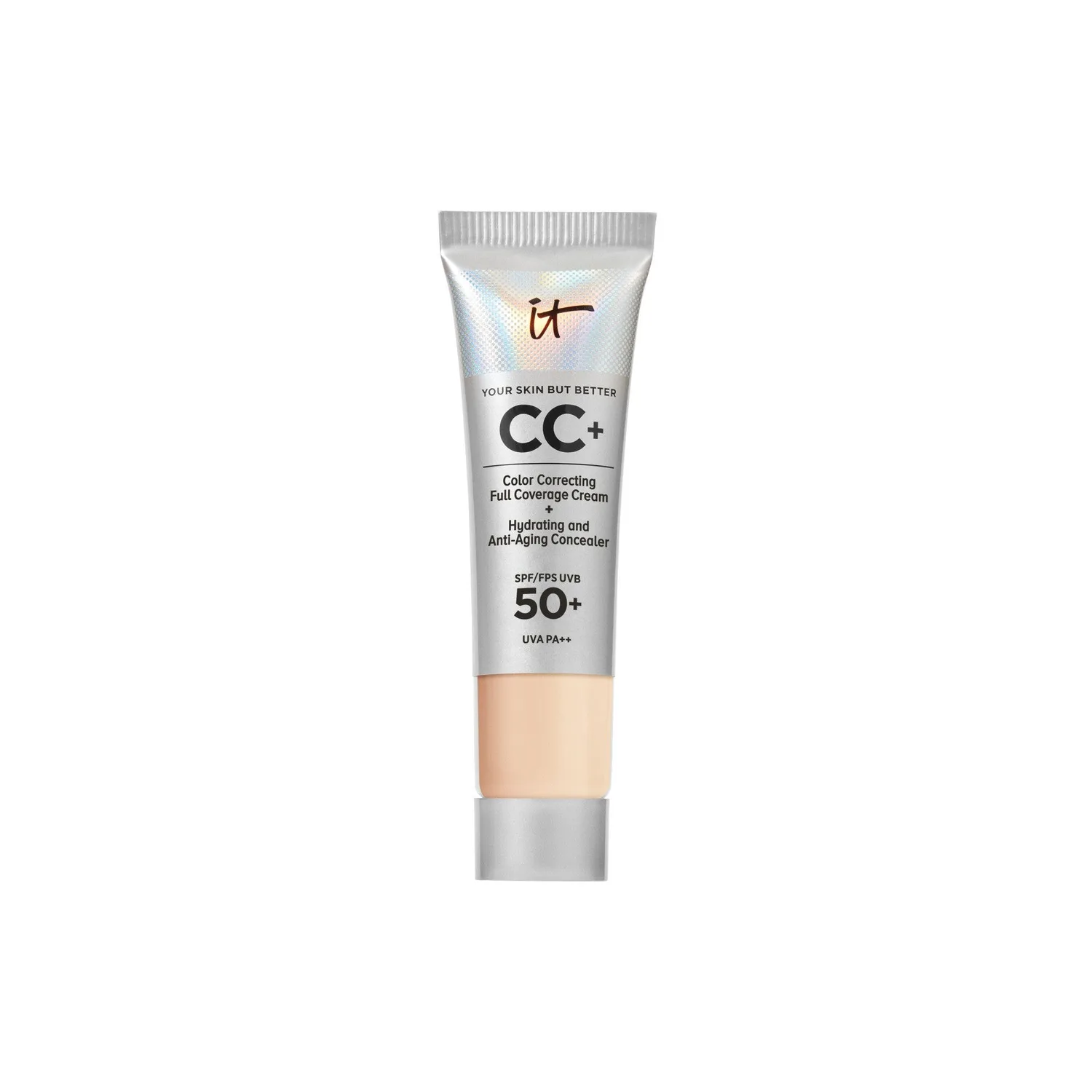 Тональный крем с полным покрытием IT COSMETICS CC+ Cream Full-Coverage Foundation Formato Viaje, LIGHT