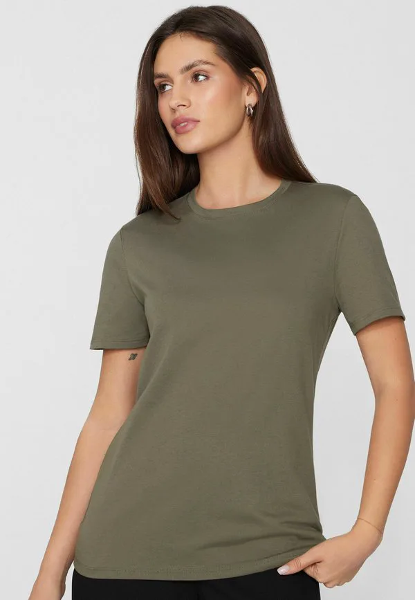 

Базовая футболка с круглым вырезом Tezenis, Green, Зеленый, Базовая футболка с круглым вырезом Tezenis, Green