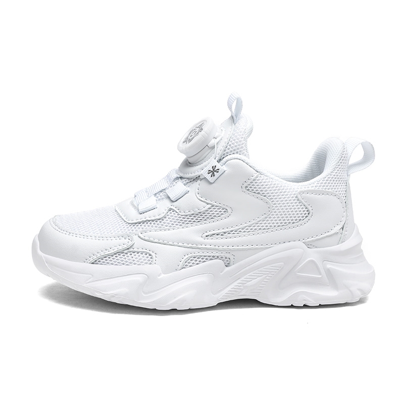 

YUZHAOLIN Легкие амортизирующие кроссовки для бега, белые, детские