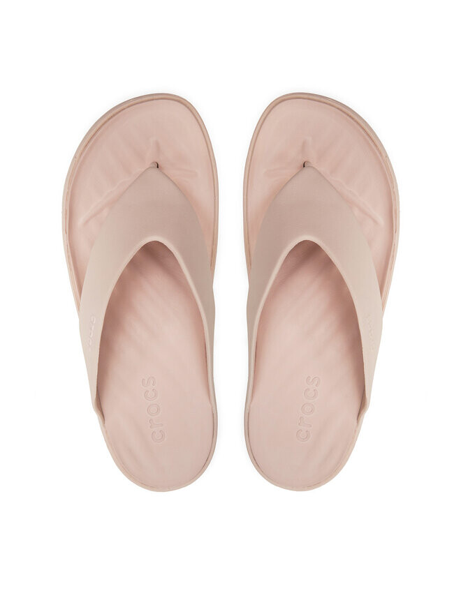 Шлепанцы Crocs Chancletas, бежевый
