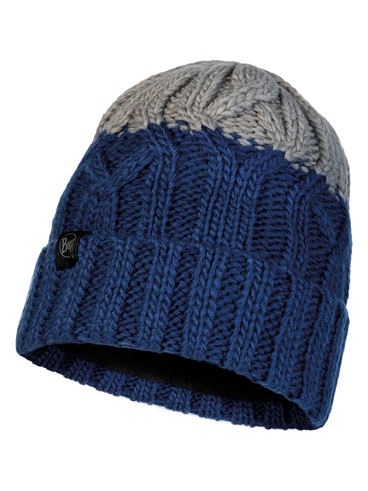

Buff Вязаная шапка "Ганбат" темно-синего/серого цвета