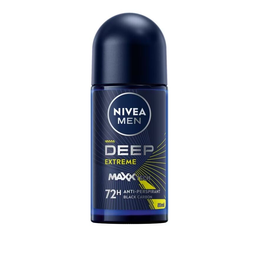 

Nivea NIVEA MEN Roll On Deep Extreme 50 мл. ลดเหงื่อ ระงับกลิ่นกาย, Black