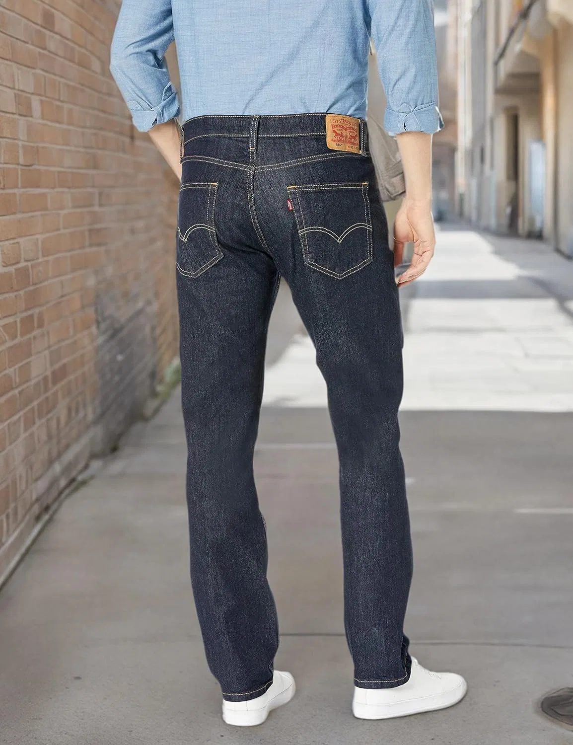 Джинсы Straight Fit Levi's, Чистый Улучшенный Стретч — фото 3
