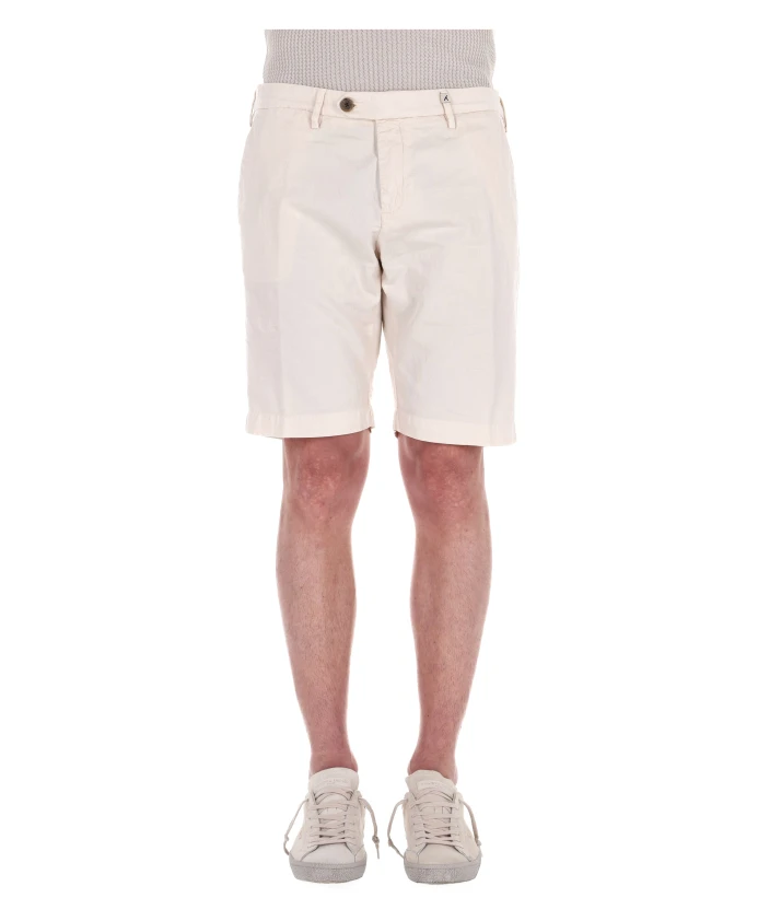 

Кремовые льняные шорты-бермуды giove Myths, бежевый