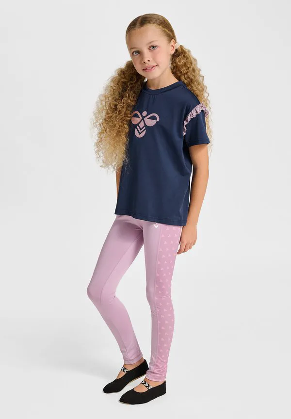 Футболка с принтом в виде блесток. Hummel, Black Iris
