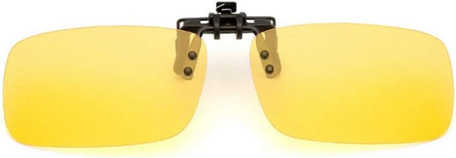 

Солнцезащитные очки UV400 с поляризацией, накладными линзами, откидными линзами, линзами для вождения в ночное время, для походов, рыбалки и других видов спорта на открытом воздухе Boxonly, Night Vision Yellow