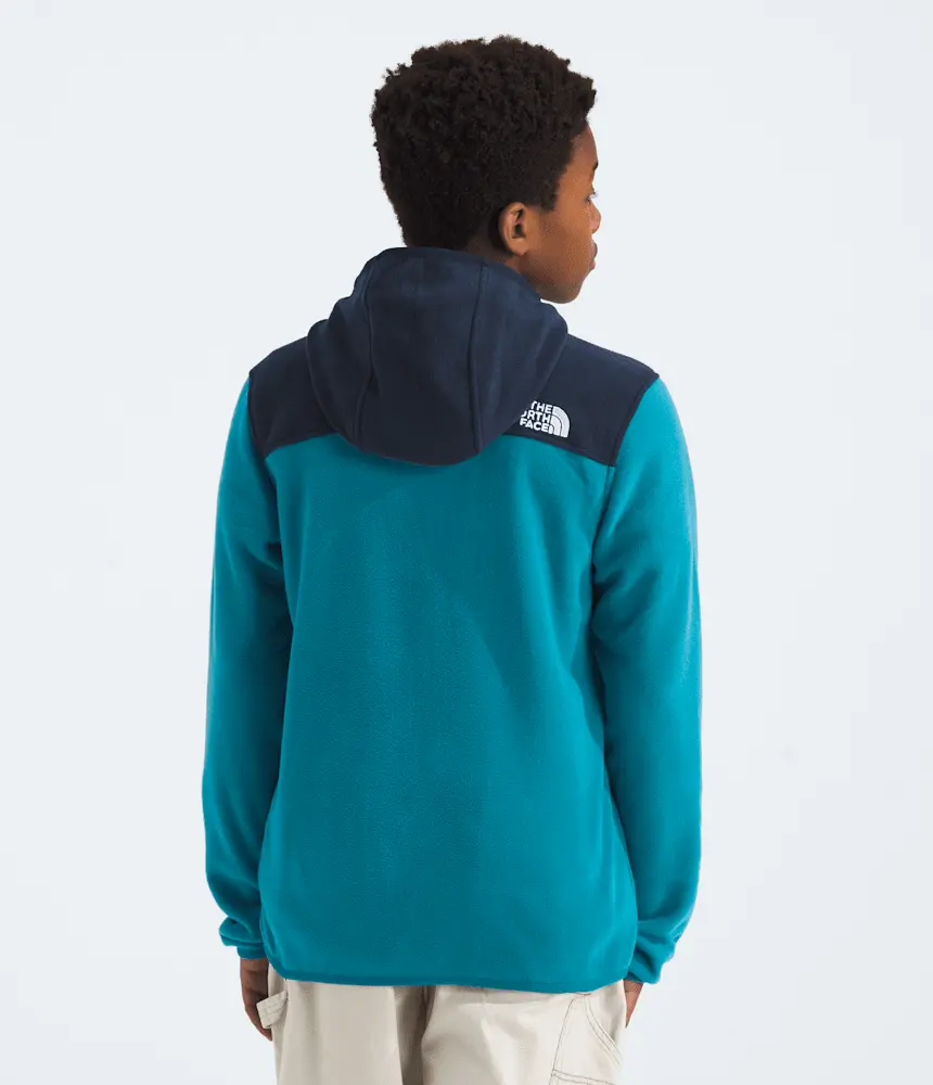 Толстовка Glacier с капюшоном на молнии для мальчиков и девочек The North Face, Dusk Blue/Summit Navy — фото 4