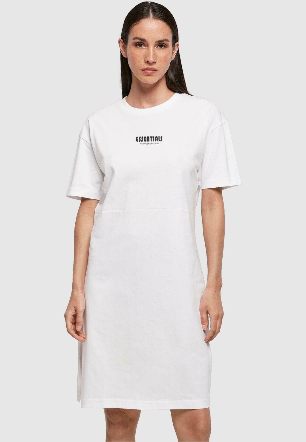 

Дневное платье ESSENTIALS NEW GENERATION SLIT Merchcode, белый