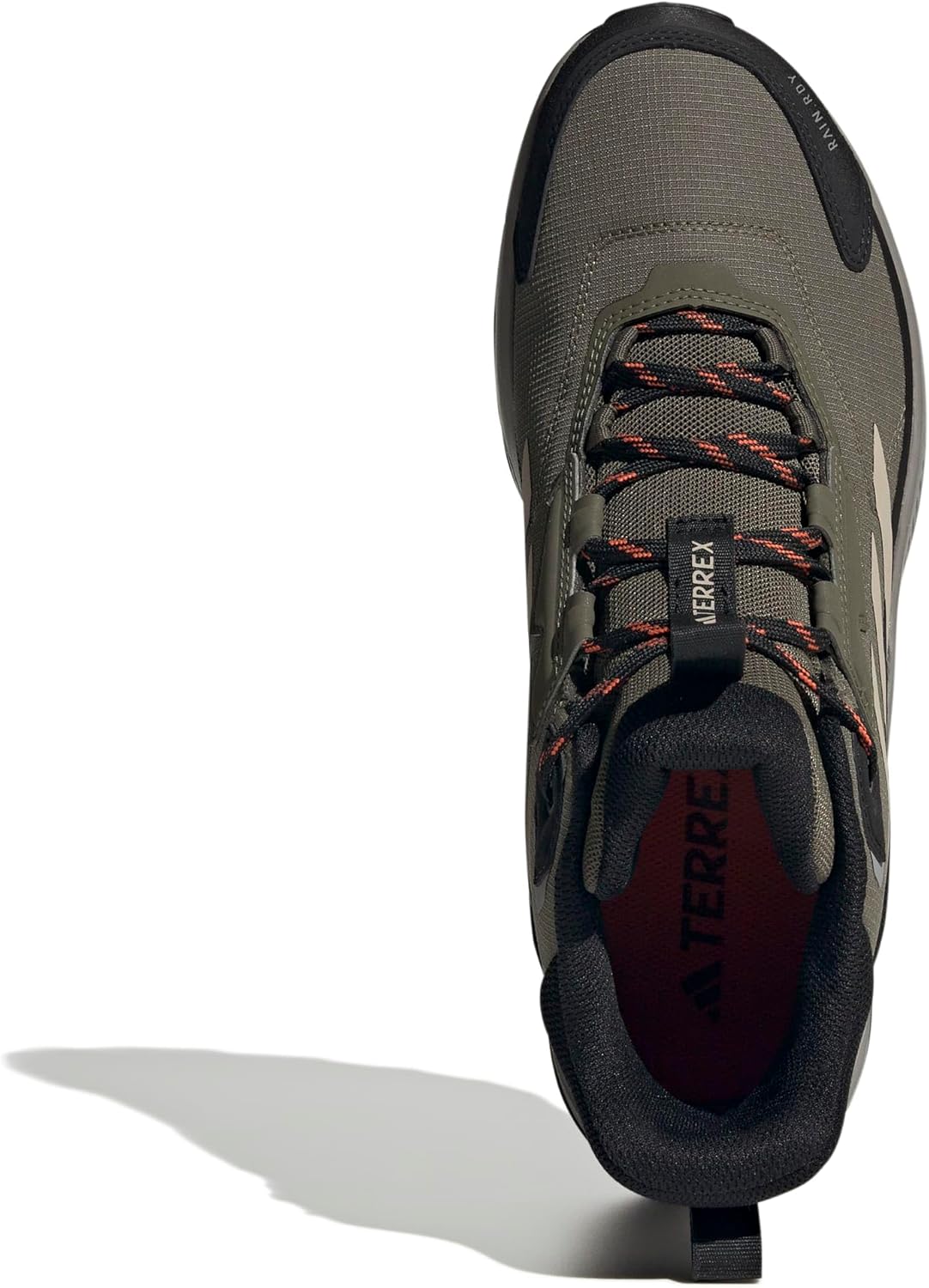 Мужские походные ботинки adidas Terrex Anylander Mid Top Rain.Rdy, черный/бежевый/оливковый — фото 3