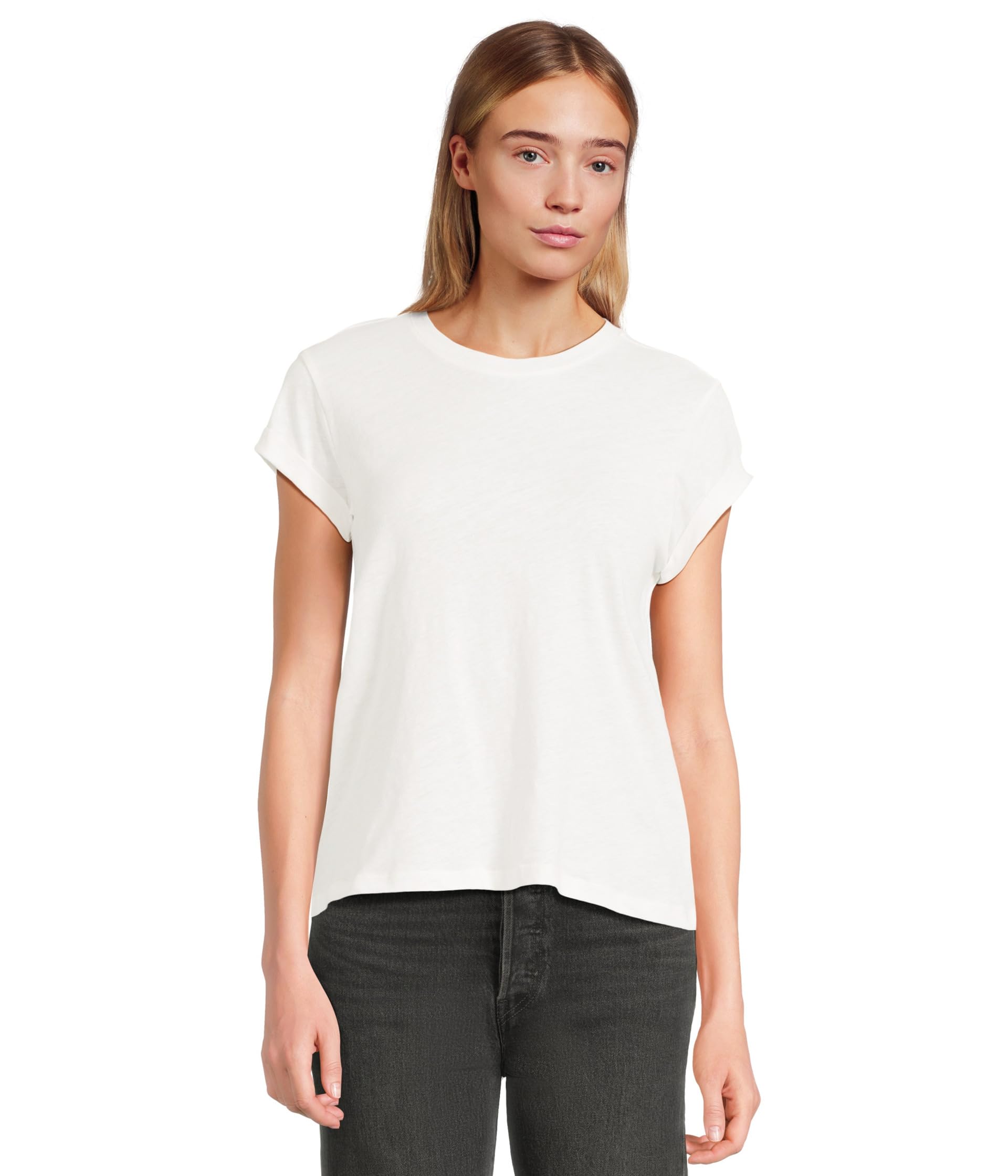 

Футболка AllSaints Anna Tee, цвет Chalk White