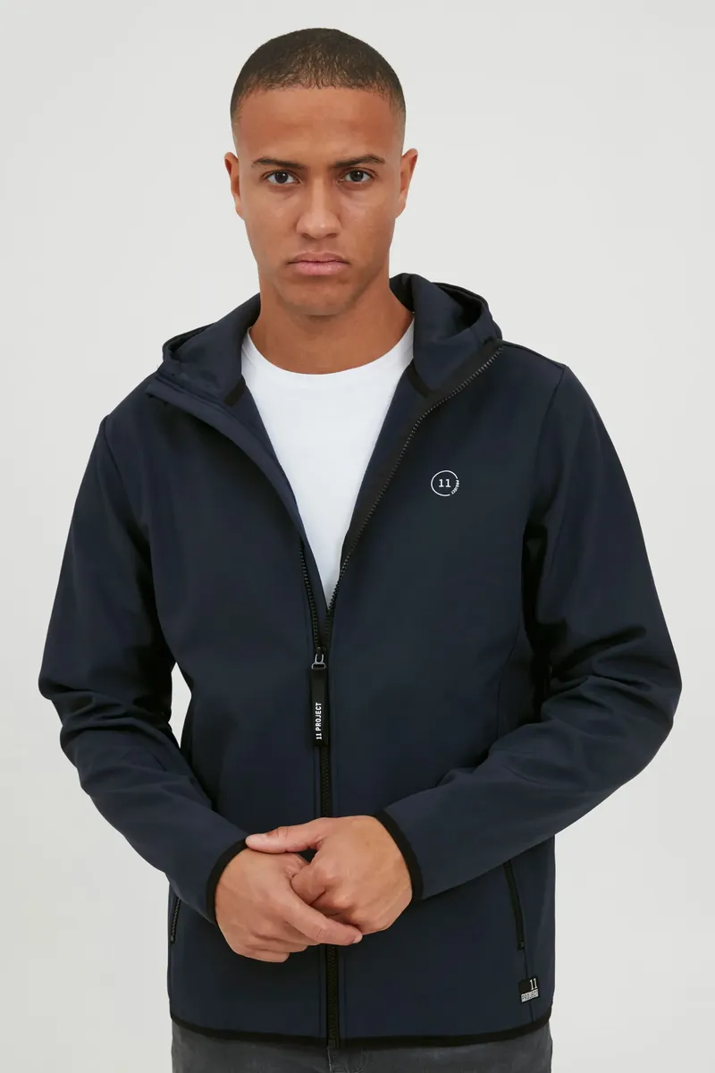 

КурткаSoftshell " 11 Project PRUlfert", с капюшоном, синий