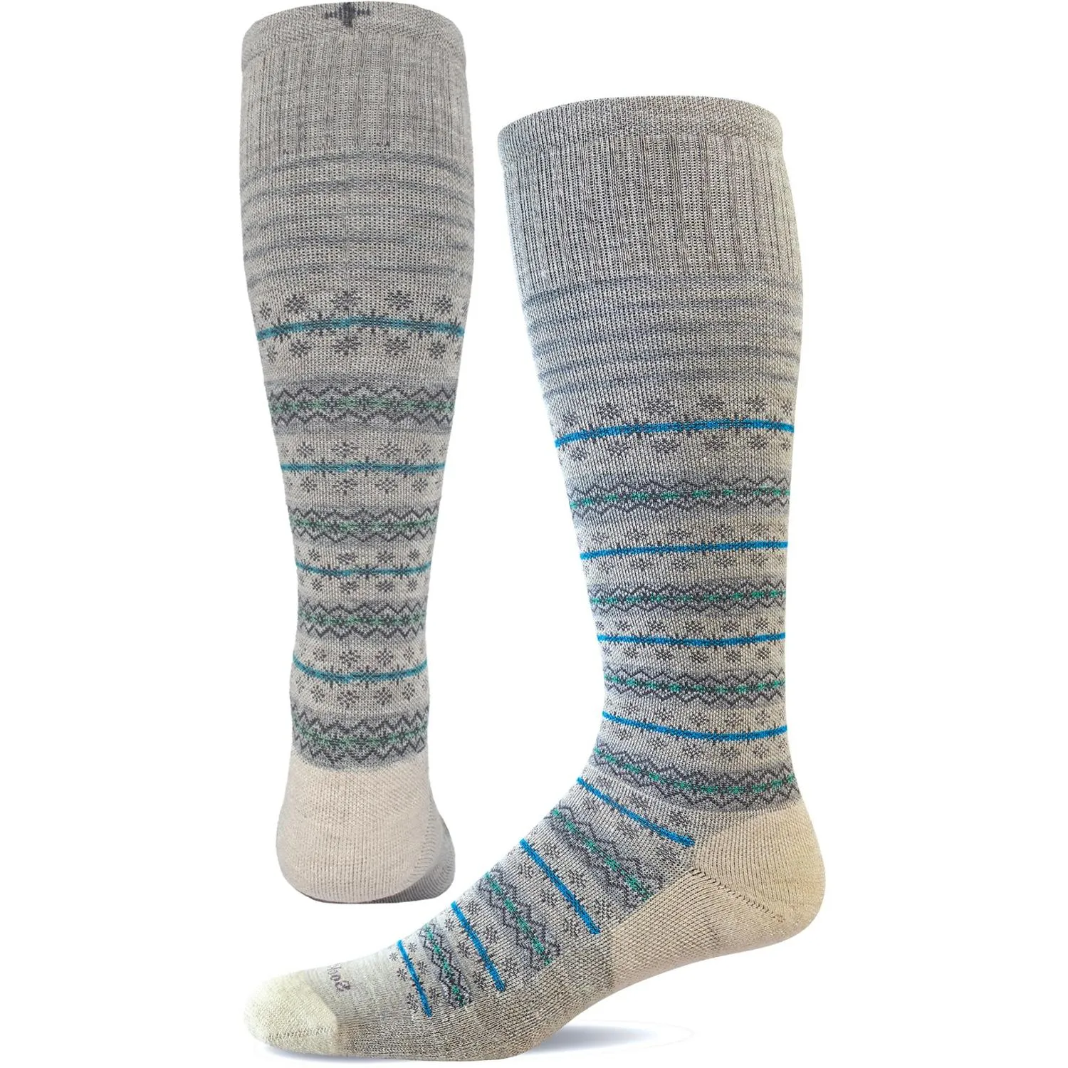 

Женские мини компрессионные носки с узором фэр-айл Sockwell, Barley