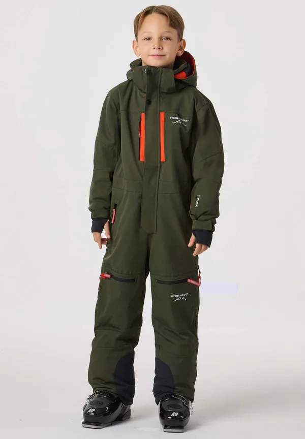 Снежный комбинезон святого антония Swedemount, Dk. Olive Green Burned Orange — фото 2