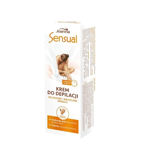 

Крем для депиляции чувствительных зон, Овсяное молочко, 100г Joanna, Sensual