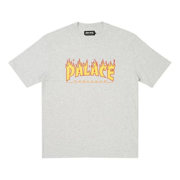

Футболка x thrasher t-shirt 'grey marl' Palace, серый