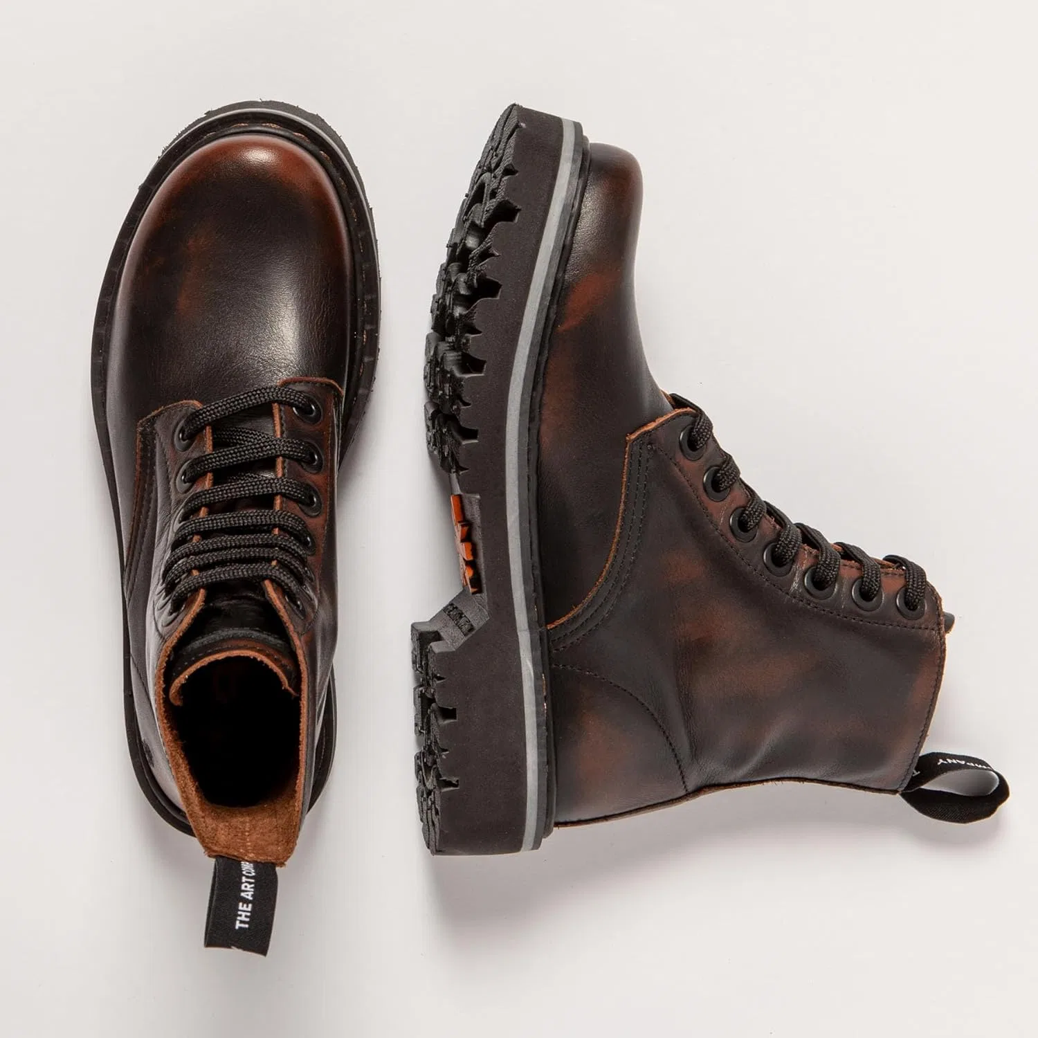 Ботинки ART Unisex 1166 Marina Oxford, Maroon — фото 2