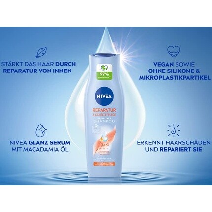 Восстанавливающий мягкий шампунь Targeted Care 250 мл, Nivea — фото 2