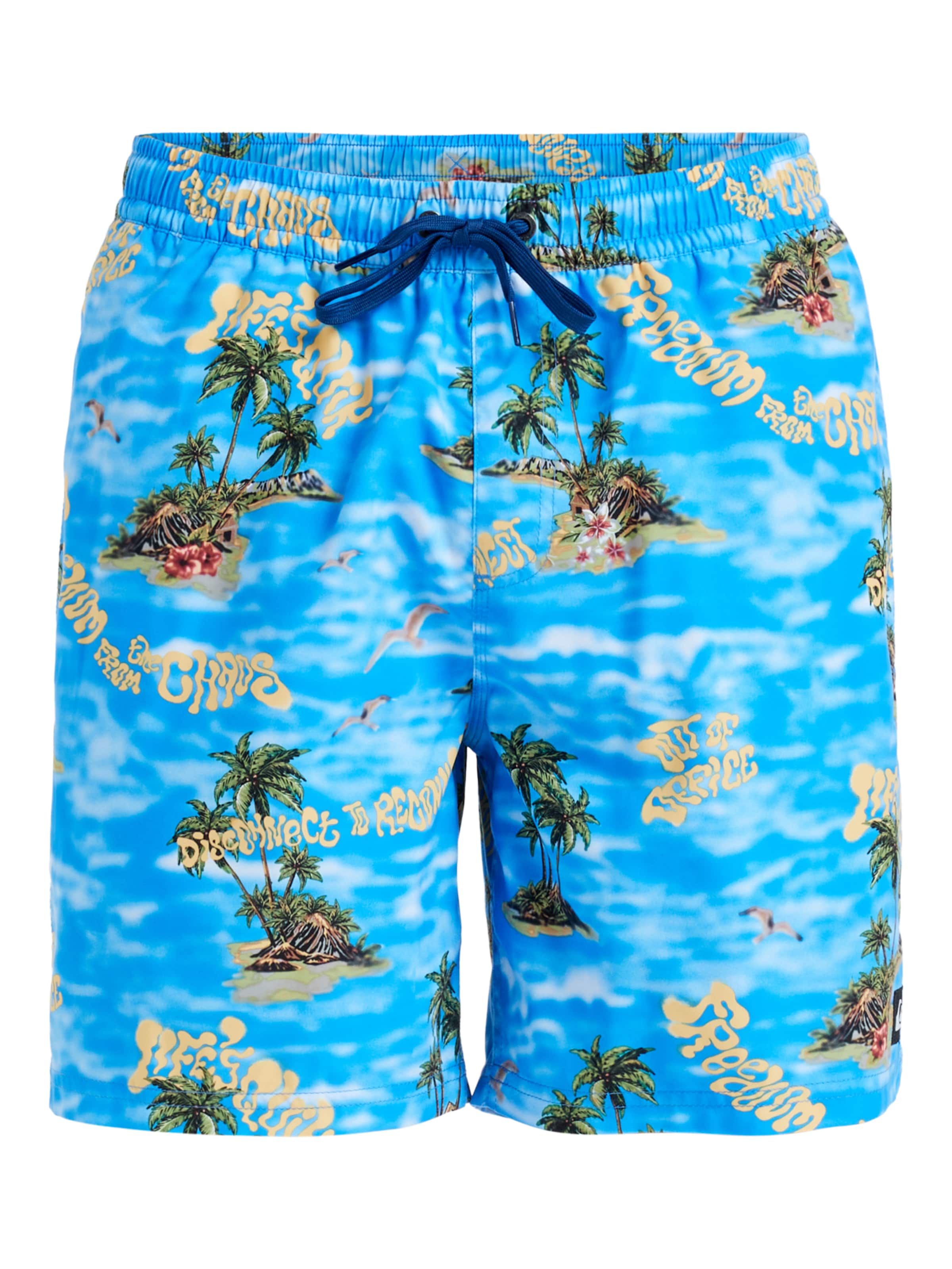 

QUIKSILVER Шорты для серфинга 'Everyday Straight Volley 17' в цвете Azure, светло-голубые