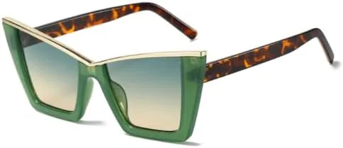 

Винтажные солнцезащитные очки «кошачий глаз» для женщин, защита от УФ-излучения UV400, модные ретро-солнцезащитные очки для мужчин, одежда для активного отдыха MTZJH