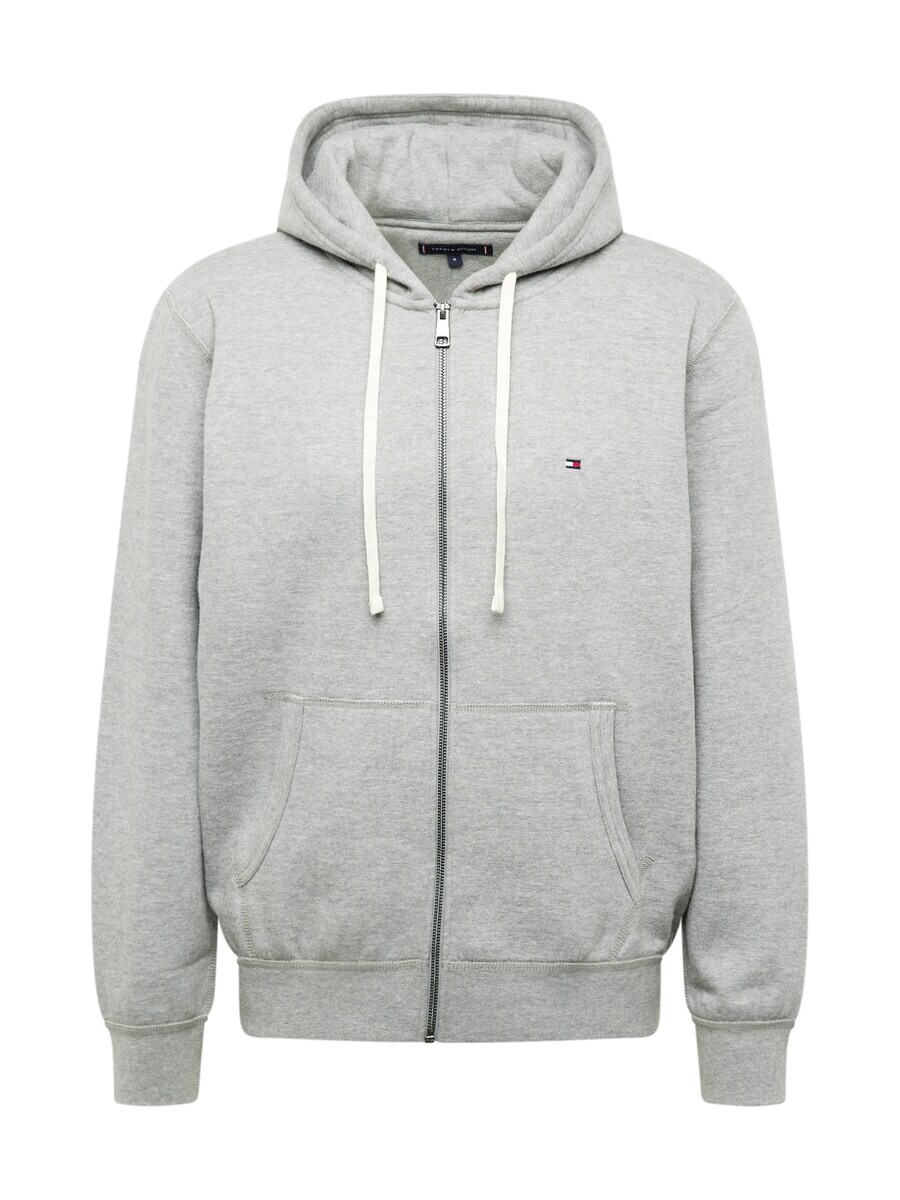 

Худи TOMMY HILFIGER Zip-Up Hoodie Essential, светло-серый